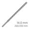 ALPEN Force X 14.0 X 260/200 Sds-plus Rebar Drill Bit X4 Cutting Edges