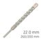 ALPEN Force X 22.0 X 250/200 Sds-plus Rebar Drill Bit X4 Cutting Edges