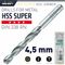 ALPEN Hss Super Drill Bit 4.5mm Bulk