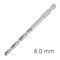 ALPEN Hss Super Drill Bit Hex Shank 8mm