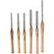 TORK CRAFT Chisel Set Wood Turning Hss 6 Piece Wooden Case
