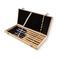 TORK CRAFT Chisel Set Wood Turning Hss 6 Piece Wooden Case