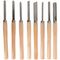 TORK CRAFT Chisel Set Wood Turning 8 Piece Std Wooden Case