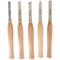 TORK CRAFT Chisel Set Wood Turning 300mm Hss 5 Piece Wood Case