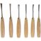 TORK CRAFT Chisel Set Wood Carving 6 Piece Wooden Box