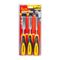 TORK CRAFT Wood Chisel 140mm Blade 3pc 13/19/25 With Pvc Handle