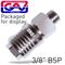 GAV Quick Coupler 3/8'm Packaged Euroline