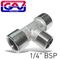 GAV T Connector 1/4' Fmf