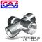 GAV 4 Way Connector 1/4' Ffff