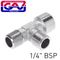 GAV T Connector 1/4' Mmf