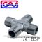 GAV 4-way Connector 1/4' Mmmm