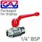 GAV Quick Ball Tap 1/4'x 1/4'f-f Packaged