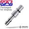 GAV Quick Coupler/inserts Aro 6mm 2 Packaged