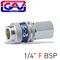 GAV Hardened Steel Quick Coupler 1/4'f