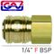 GAV Brass Quick Coupler 1/4'f