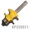 Large Bead Bit 15/16' X 5/8' Radius 5/16' 1/4' Shank