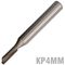 Straight Bit 4mm X 13mm Single Flute Metric 1/4' Shank
