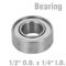 Bearing 1/2' O.d. X 1/4' I.d.