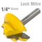 Lock Mitre Bit 1/4' Shank