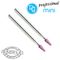 Ruby Grinding Stones 3x8mm.cone.sh2.35mm.2pcs