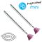 Ruby Grinding Stones 8x6mm.reverse Taper.sh3mm.2pcs