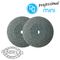 Lenticular Grinding Stones.silicon Carbide.22mm.2pcs