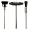 Assorted Black Bristle Brushes. 3pcs