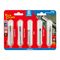 TORK CRAFT Rotary Burr Set 5 Pc Asstd 6mm Dia Tungsten