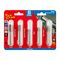 TORK CRAFT Rotary Burr Set 5 Pc Asstd 8mm Dia Tungsten