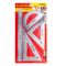 TORK CRAFT Protractor Ruler & 2 X Traingle Set 4pc