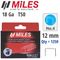 Galv Staples 18g T50 12mm X 1250pcs MILES No4