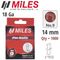 Galv Headless Pin 18g 14mm X 1000pcs MILES No9