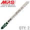 Jigsaw Blade Wood Fine Cut 100mm T-shank 8tpi