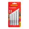 TORK CRAFT Drill Bit Set 5pcs Hss Half Ground Hex Shank 1.5/2.5/3/4/5mm Polished