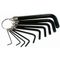 TORK CRAFT 10pc Hex Allen Key Set On Key Ring Sizes- 1.5,2,2.5,3,4,5,5.5,6,8,10mm