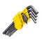 TORK CRAFT 10pc Hex L-wrench Set Imperial 1/16,5/64, 3/32,1/8,5/32,3/16,7/32,1/4