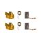 TORK CRAFT Brush Pair & Brush Holder & Coil Spring (47-49) For Pol06-2g
