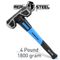 Hammer Sledge/cross Strike 1.8kg 4lb Graph. Handle REAL STEEL