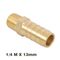 AIRCRAFT Hose Tail Connector Brass 1/4m X 13mm