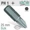 Phil.no.1x25mm Classic Bit Bulk