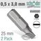 Slotted Bit 0.5x3mm 25mm 2cd