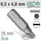 Slotted Bit 0.5x4.0 25mm Bulk