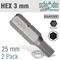 Hex/allen Ins.bit 3mm 2cd