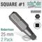 Sq.recess No.1x25mm Bit 2cd