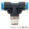 AIRCRAFT Pu Hose Fitting Tee 8mm-1/4 M