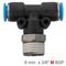 AIRCRAFT Pu Hose Fitting Tee 8mm-3/8 M