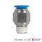 AIRCRAFT Pu Hose Fitting Straight Stud 10mm-1/4 M