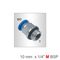 AIRCRAFT Pu Fitting Str. Stud W/o-ring 10mm-1/4 M