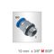 AIRCRAFT Pu Fitting Str. Stud W/o-ring 10mm-3/8 M