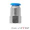 AIRCRAFT Pu Hose Fitting Straight Stud 8mm-1/8 F